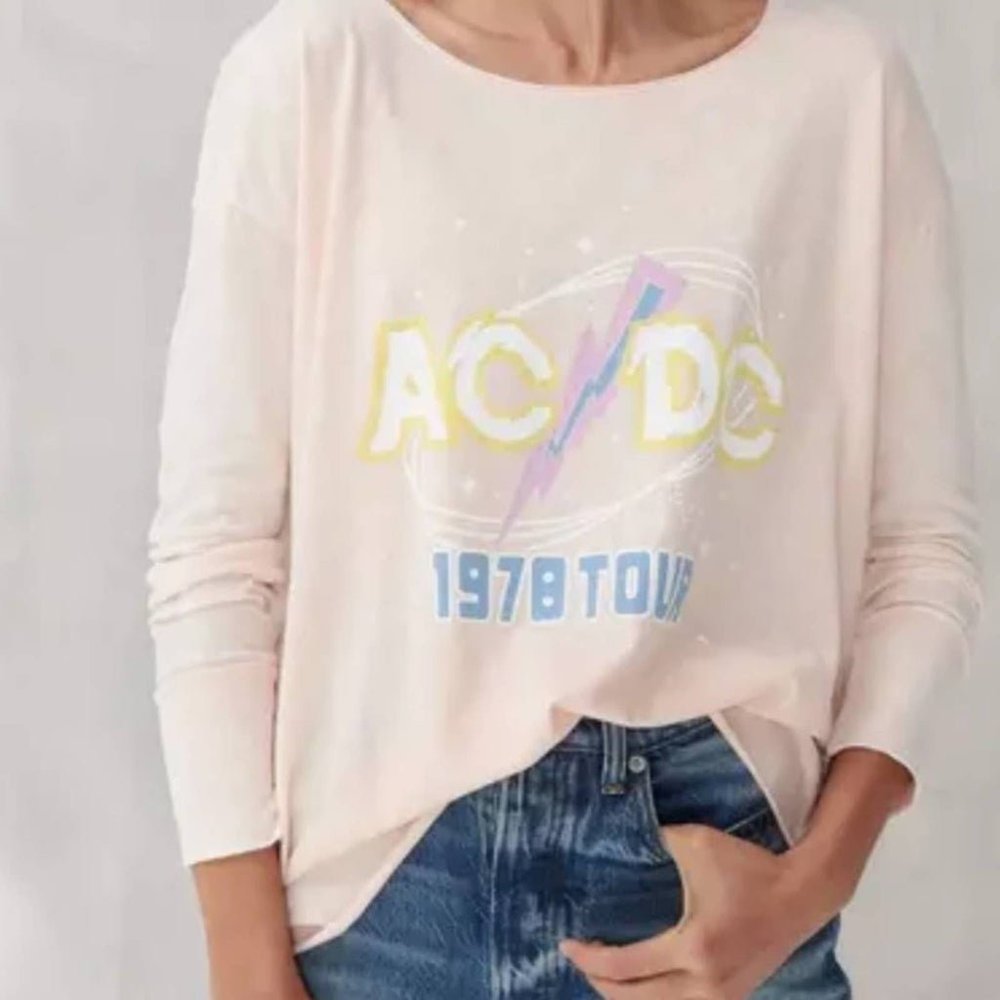 Lucky AC/DC 1978 Live Tour T-shirt M - Picture 1 of 8